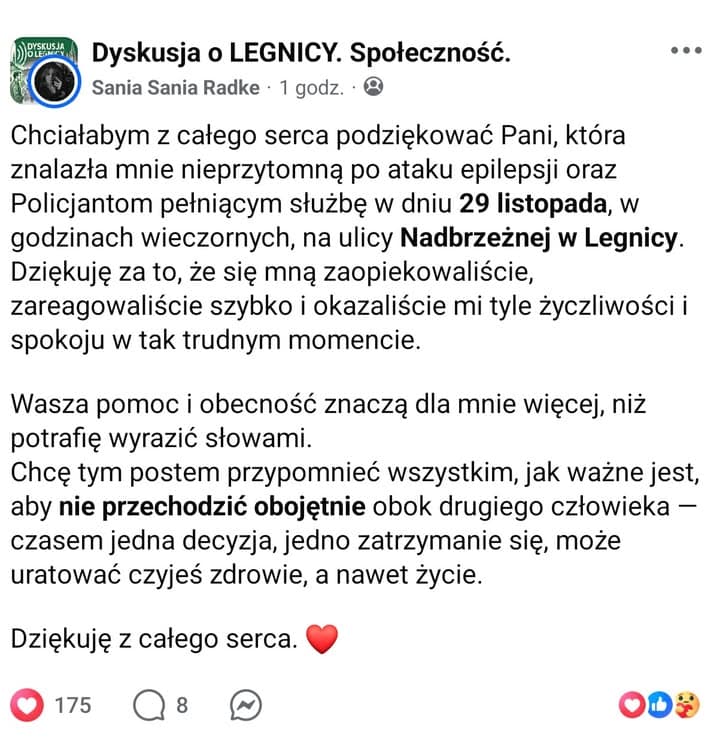 I takich ludzi nam trzeba! 💪
Panią ratowniczkę zapraszamy do kontaktu.