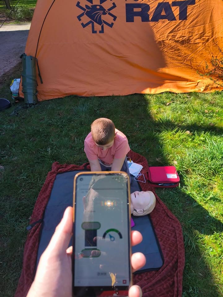 Dzisiaj wspieraliśmy Bieg Help
Standardowo oprócz plasterka można u nas dostać dawkę wiedzy o pierw